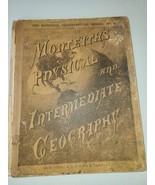1868 Monteith&#39;s Physical Intermediate Geography National Geographic Seri... - $55.00
