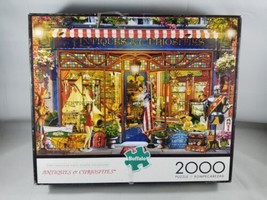 Buffalo Games Antiques & Curiosities Jigsaw Puzzle 2000 Piece Vintage Shop - £11.94 GBP