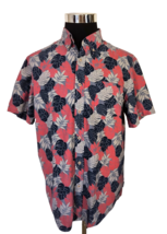 ROWM Hawaiian Shirt Men&#39;s Size Large Multicolor Tropical Island Casual Aloha - £15.31 GBP