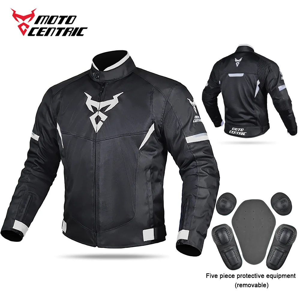 Motocentric Motorcycle Men Summer Jacket Moto Protective Gear Jacket Biker - £77.54 GBP+