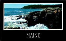 Thunder Hole Acadia National Park Bar Harbor Maine Postcard Unused - £2.56 GBP