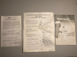 1974  74 JOHNSON  OUTBOARD MOTOR CLASSIFIED DEALER SERVICE DIRECTORY/Add... - $8.00