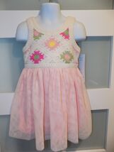 Berkley Jensen Crochet Top Summer Dress Size 3T Girl's NEW - $22.50