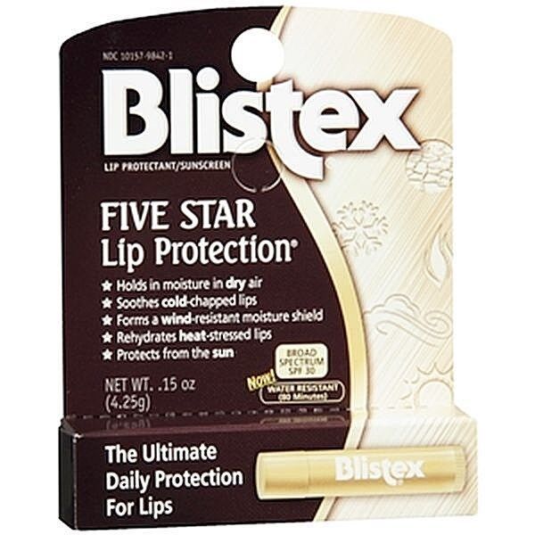 BLISTEX Five Star SUN &amp; LIP Balm Stick PROTECTION Sunscreen SPF30 Protec... - $13.23