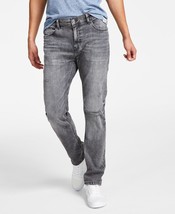Sun + Stone Men&#39;s Straight-Fit Tarin Street Jeans KT Wash Black-38/30 - $26.99