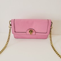 Fossil Ainsley Wallet Crossbody Chain Strap Country Rose Leather SHB3152... - £60.94 GBP