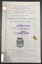 Antique 1909 USGS Bulletin 430-C Economic Geology Lead &amp; Zinc Mining - £16.70 GBP