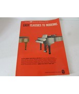 VTG SHEET MUSIC BOOK EASY CLASSICS TO MODERNS VOL.17 CONSOLIDATED MUSIC ... - $14.80