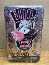 BUNCO Deluxe Pink Ribbon Party Game In Collectible Tin - 2-12 Players - NIB - £3.99 GBP