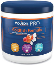Aqueon Pro Goldfish Formula Sinking Pellet Fish Food 5 oz Aqueon Pro Goldfish Fo - £16.55 GBP