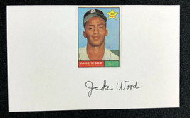 Jake Wood Signed 3 x 5 Index Card Auto Autograph Detroit Tigers 2B 1961-1967 - £6.99 GBP