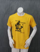 Vintage Graphic T-shirt - Proud to Be a Logger Clayoquat Rendezvous 93 -Men&#39;s XL - £39.16 GBP