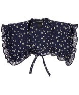 MSRP $56 Steve Madden womens Steve Madden Floral Collar Navy Size OSFA - $13.25 CAD