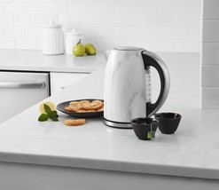 Electric Cordless 1.7-Liter Tea Kettle, Marble - £79.13 GBP