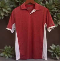 Nike Golf Tour Performance red And white polo shirt Men’s Size M - £15.56 GBP