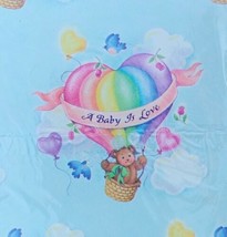 Vintage American Greetings Rainbow Baby Shower Unisex Gift Wrap Paper Ne... - £7.80 GBP