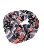 Women&#39;s Grey black and Orange Infinity Scarf - $17.92 CAD