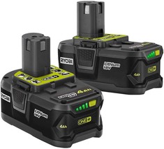 Ryobi 18-Volt One Lithium-Ion 4 Point 0 Ah High Capacity Battery (2-Pack). - $154.93