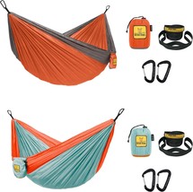 Wise Owl Outfitters Camping Hammocks Duo - Set Of 2, Adults And Kids Hammock For - £44.70 GBP