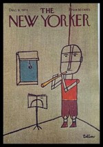 COVER ONLY The New Yorker December 9 1974 Solo Act by Robert Tallon No Label - £11.14 GBP