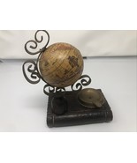 vintage Ashtray (globe , Ashtray On Top Of book shapes wood) - $79.20