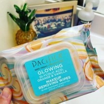 Pacifica Glowing Makeup Removing Wipes Orange and Vanilla 30ct - $16.49