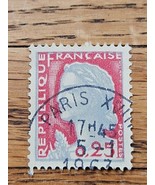 France Stamp Marianne 0,25fr Used 968 Circular Cancel &quot;Paris&quot; - $1.99