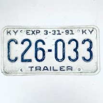 1991 United States Kentucky Base Trailer License Plate C26-033 - €9,44 EUR
