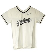 Dirtbags Baseball Shirt Kids Size Large Long Beach Shirt Boys OFF White ... - $52.87 CAD