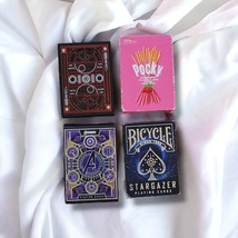 Themed Playing Cards, Star Wars, Avengers. Pockey, Bicycle Star Gazer, Lot Of 4 - £20.38 GBP