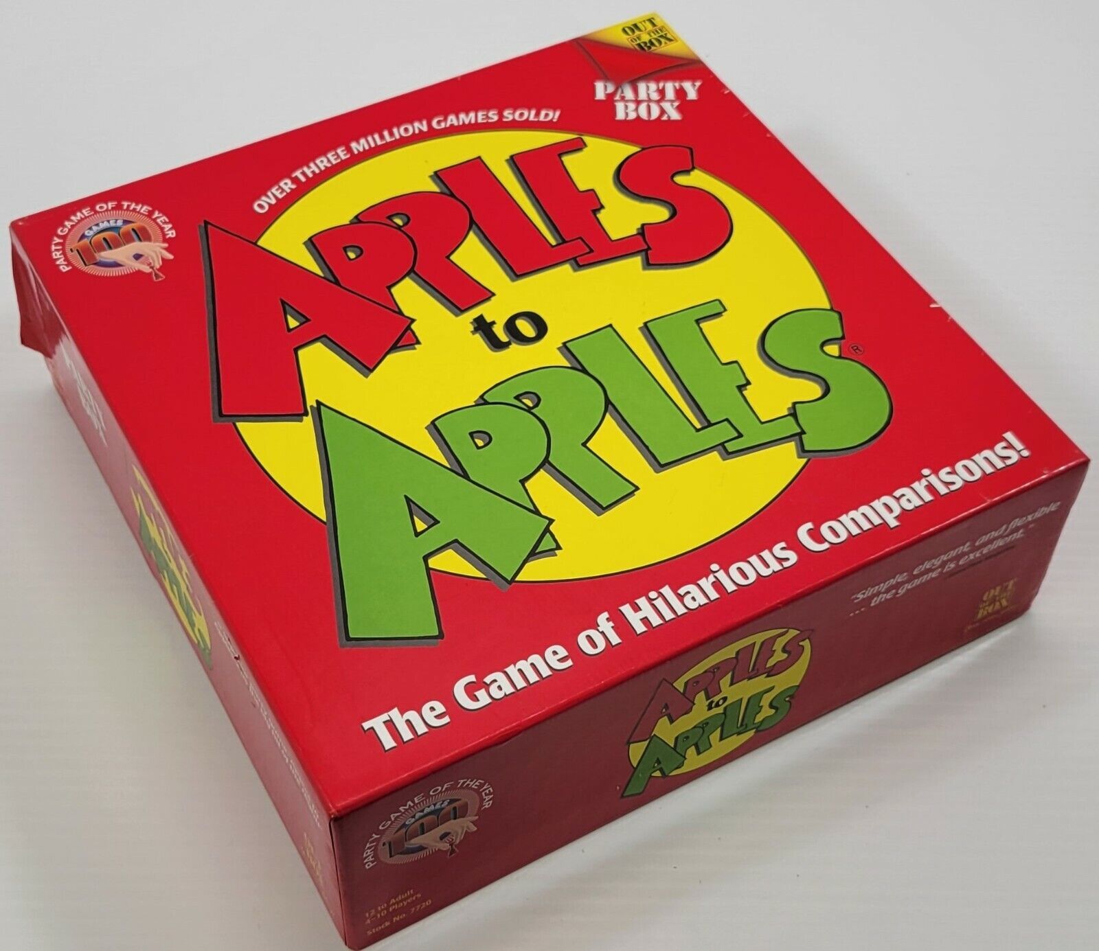 Primary image for *MM) Apples to Apples Board Game 2007 Out of the Box Publishing 7720