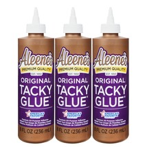 Aleene&#39;s 3 Pack, 8 oz Tacky Glue, 8 FL OZ, Original Version 3 Count - £20.05 GBP