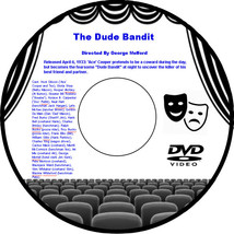 The Dude Bandit 1933 DVD Movie Western Hoot Gibson Gloria Shea Hooper Atchley Sk - £3.98 GBP