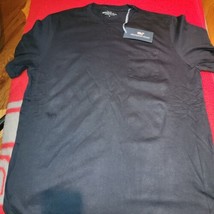 Vineyard Vines Men&#39;s Black T-Shirt Blank SS Pocket Tee Cotton Size: Larg... - £7.32 GBP