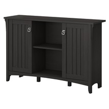 Bush Furniture Salinas Accent Storage Cabinet with Doors in Vintage Black - $292.99