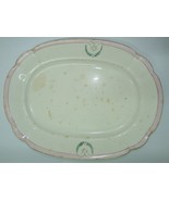 Antique 19C Russian Kuznetsov Porcelain Oval Platter, Marked, 37.8 x 28.... - $139.53 CAD