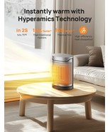 Compact 1500W Portable Electric Space Heater Hot Air Fan for Indoor Room... - $61.81