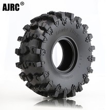 4pcs 150mm*58mm Rubber Tyre 2.2 Wheel Tires For 1/10 Rc Crawler Wraith Trax Rr10 - £36.99 GBP