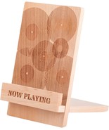 Sonny &amp; Sloane Now Playing Vinyl Record Stand Natural Finish Stained Bee... - €20,77 EUR