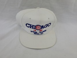 VINTAGE 1989 Chicago Cubs Spring Training Mesa AZ Adjustable Cap Hat - £79.32 GBP