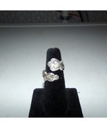 VTG STERLING SILVER SPOON RING ADJUSTABL - $30.95