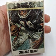Vintage Stancraft Plastic Coated Chicago Bears Bridge Size Playing Cards - £213.65 GBP