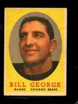 1958 TOPPS #119 BILL GEORGE VGEX BEARS HOF *X85243 - $6.62