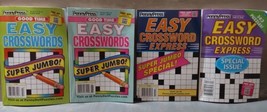 Crossword Puzzle Book Penny Press Lot 4 Good Time Easy Crossword Express Special - £18.54 GBP