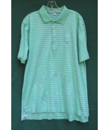 PETER MILLAR Polo Shirt Mens L PGA NATIONAL Resort &amp; Spa PALM BEACH Logo... - £22.89 GBP