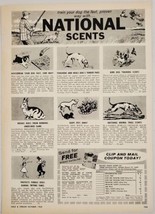 1960 Print Ad National Scents for Dog Training Pacific Coast Garden Grov... - $16.81