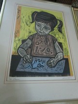 Irving Amen (b.1918) American LAURA - REVERIE - signed Lithograph PrintS  PICK 1 - £136.68 GBP