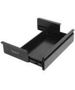 VIVO Black Space Saving 16&quot; Pull Out Under Desk Storage Drawer without S... - £86.89 GBP
