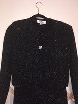 Patra Petite Size 8 Glitter Party￼ Dress ~ Black ~￼ Stretch￼ ~ 8632 BKM ~ USA! - £61.03 GBP