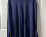 Saddlebreed  Long Sleeve Thermal Shirt Mens XXLG Blue  Weight Round Neck... - $14.73